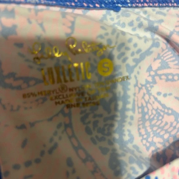 Lilly Pulitzer Luxletic Pink and Blue Activewear - Picture 4 of 7